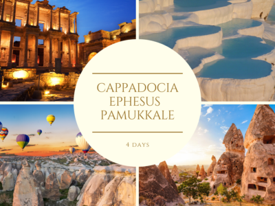 4 Days -Cappadocia – Ephesus – Pamukkale Tour